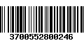 Código de Barras 3700552800246