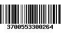 Código de Barras 3700553300264