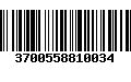 Código de Barras 3700558810034