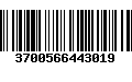 Código de Barras 3700566443019