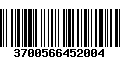 Código de Barras 3700566452004