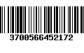 Código de Barras 3700566452172