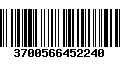 Código de Barras 3700566452240