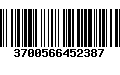 Código de Barras 3700566452387