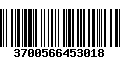 Código de Barras 3700566453018