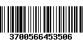 Código de Barras 3700566453506