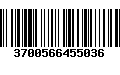 Código de Barras 3700566455036