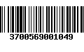 Código de Barras 3700569001049