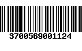 Código de Barras 3700569001124