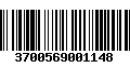 Código de Barras 3700569001148