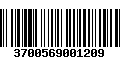 Código de Barras 3700569001209