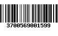 Código de Barras 3700569001599