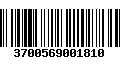 Código de Barras 3700569001810