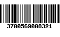 Código de Barras 3700569008321