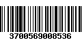 Código de Barras 3700569008536