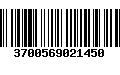 Código de Barras 3700569021450