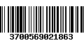 Código de Barras 3700569021863