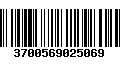 Código de Barras 3700569025069