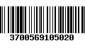 Código de Barras 3700569105020