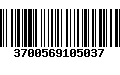 Código de Barras 3700569105037