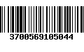 Código de Barras 3700569105044