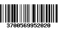 Código de Barras 3700569952020