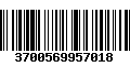 Código de Barras 3700569957018