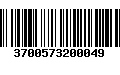 Código de Barras 3700573200049