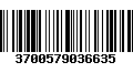 Código de Barras 3700579036635