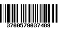 Código de Barras 3700579037489