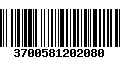 Código de Barras 3700581202080