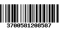 Código de Barras 3700581208587