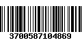 Código de Barras 3700587104869