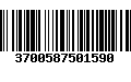 Código de Barras 3700587501590