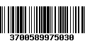 Código de Barras 3700589975030