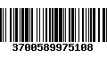 Código de Barras 3700589975108