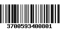 Código de Barras 3700593400801