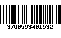 Código de Barras 3700593401532