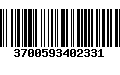 Código de Barras 3700593402331