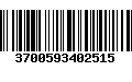 Código de Barras 3700593402515