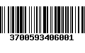 Código de Barras 3700593406001