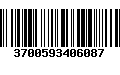 Código de Barras 3700593406087