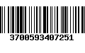 Código de Barras 3700593407251