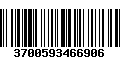 Código de Barras 3700593466906