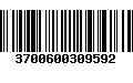 Código de Barras 3700600309592