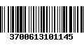 Código de Barras 3700613101145