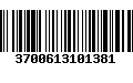 Código de Barras 3700613101381