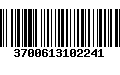 Código de Barras 3700613102241