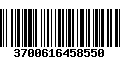 Código de Barras 3700616458550