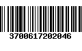 Código de Barras 3700617202046